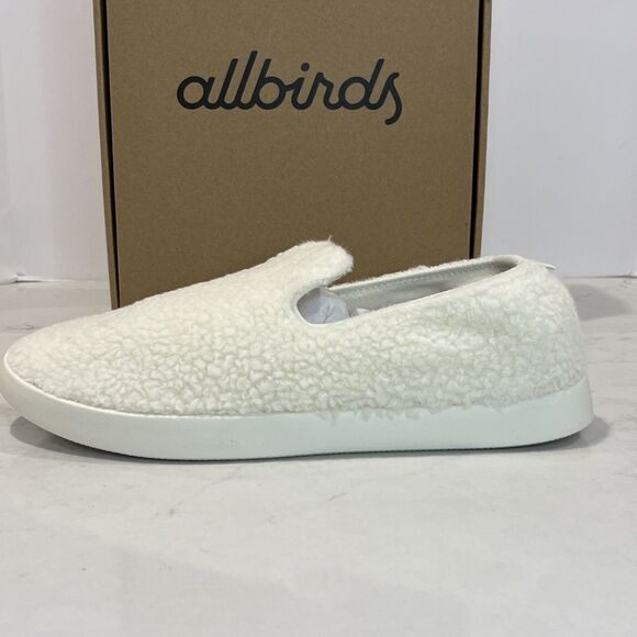 Allbirds NEW Wool Lounger Fluff Mens Size 10 Natural‎ White Cream Slip On Loafer main image 6